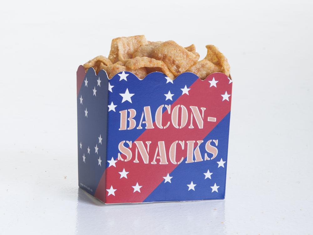 Bacon snacks. Foto.