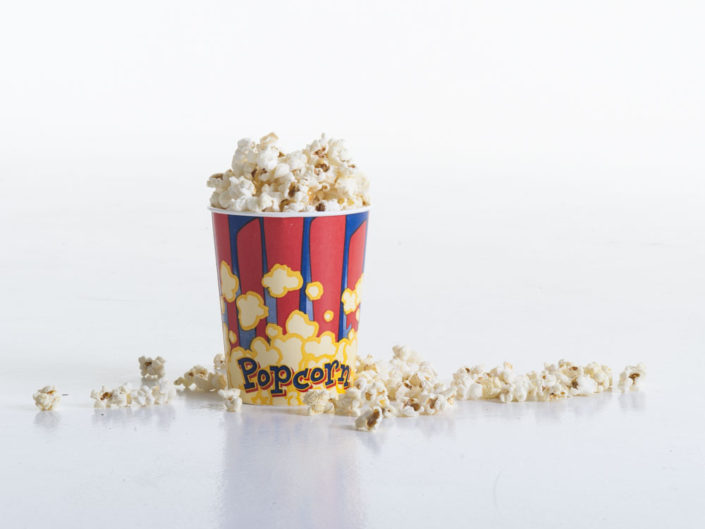 Popcorn. Foto.